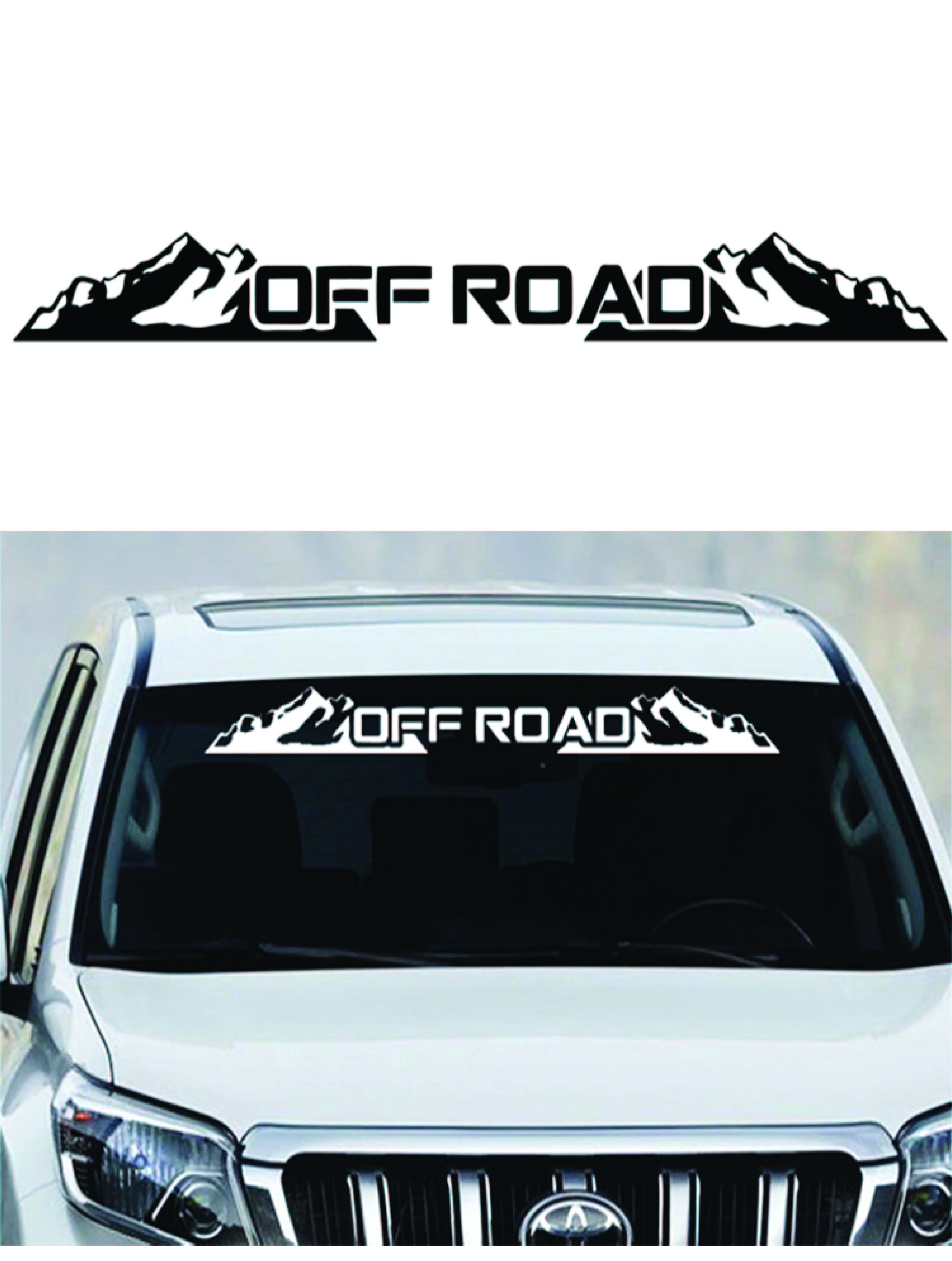 car premium quality sticker Car Decal Sticker Car Decoration Accessories Sticker Off road Hellaflush Graphic Front Windshield Decal Vinyl Car Sport Stickers