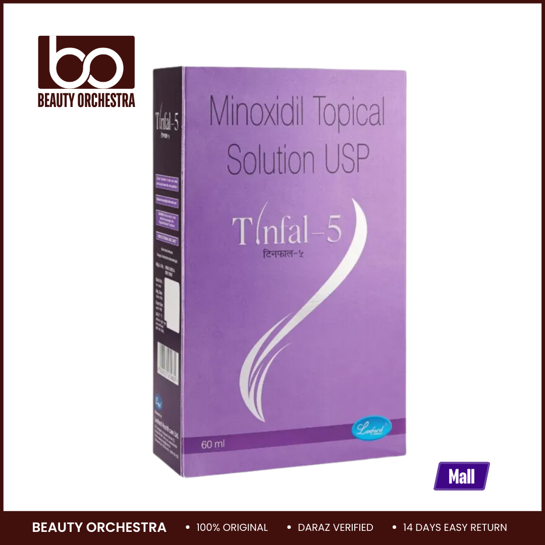 Tinfal Minoxidil 5% Topical Solution - 60ml. 