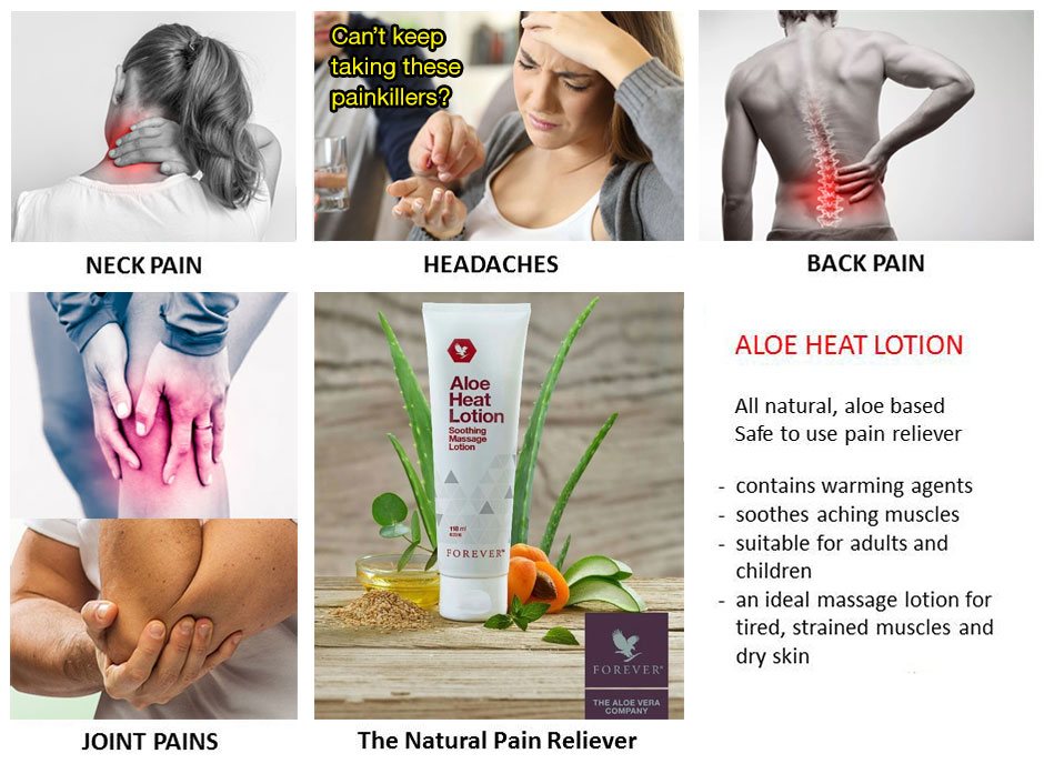 FOREVER ALOE HEAT LOTION 118ML.