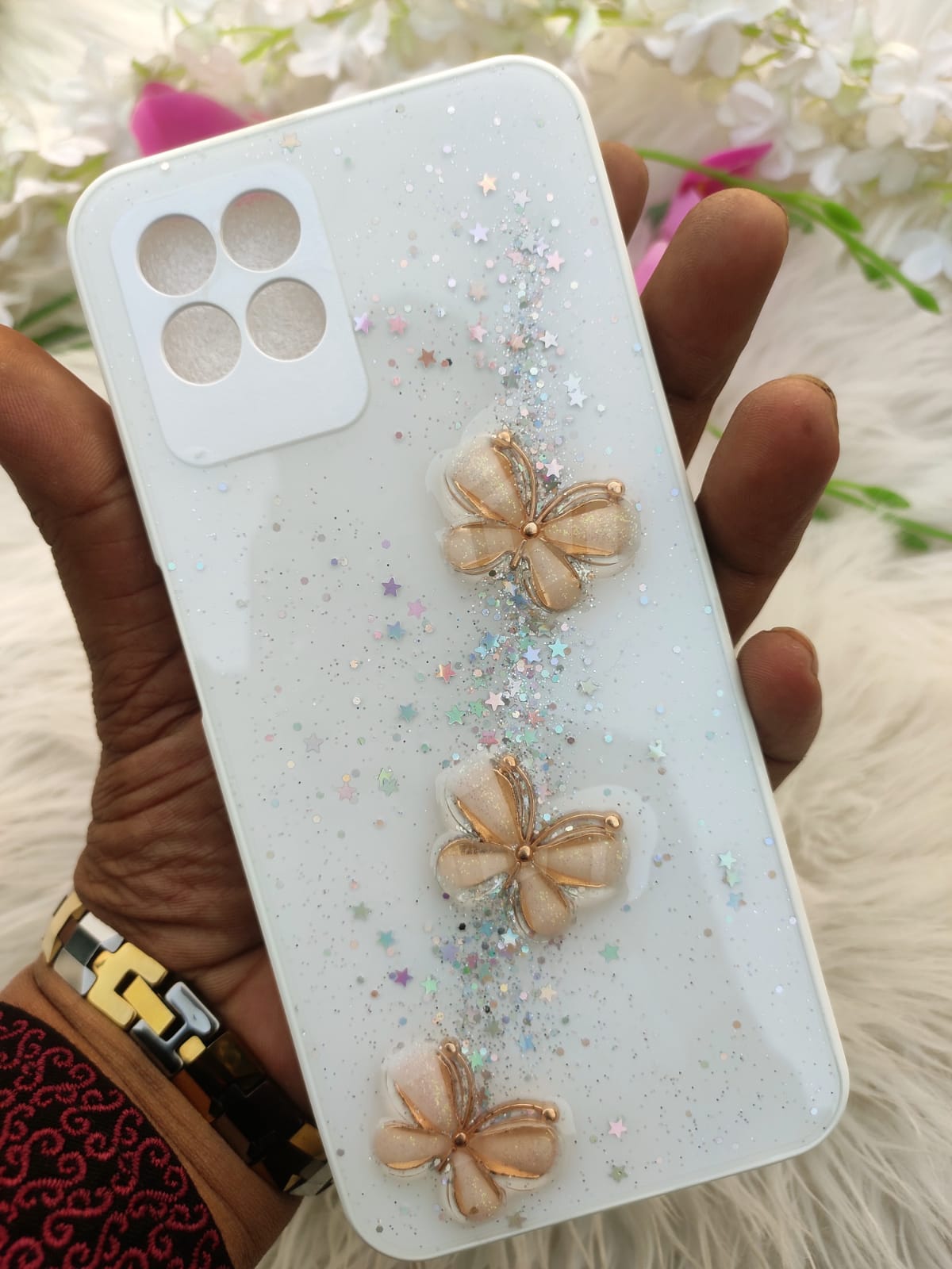 CADORABO Custodia In Silicone TPU Flessibile Cover Con Glitter Scintillanti Custodia Per Cellulare Per Redmi Note 9 Nero Con Glitter 136015194