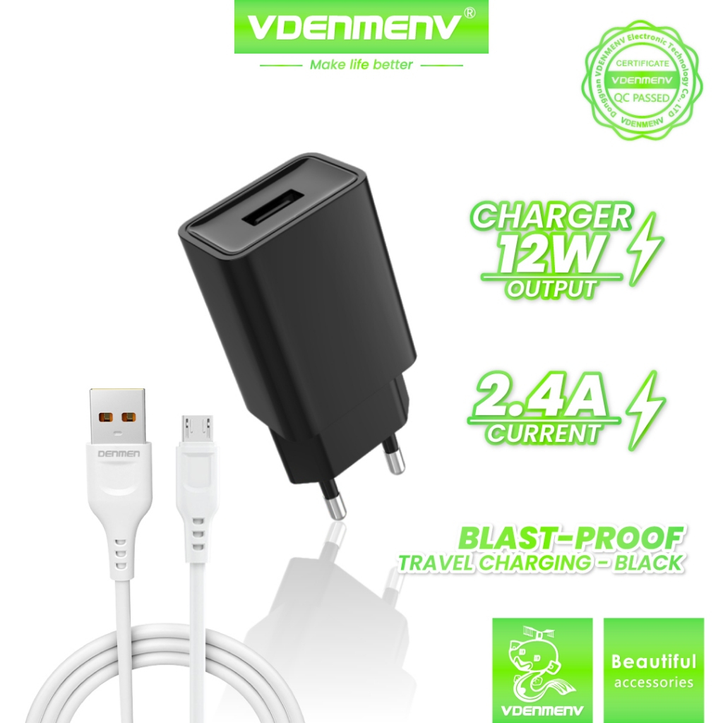 Vdenmenv Dc V Charger Adapter Blast Proof Travel Charging Set Micro Usb W A Daraz Com Bd