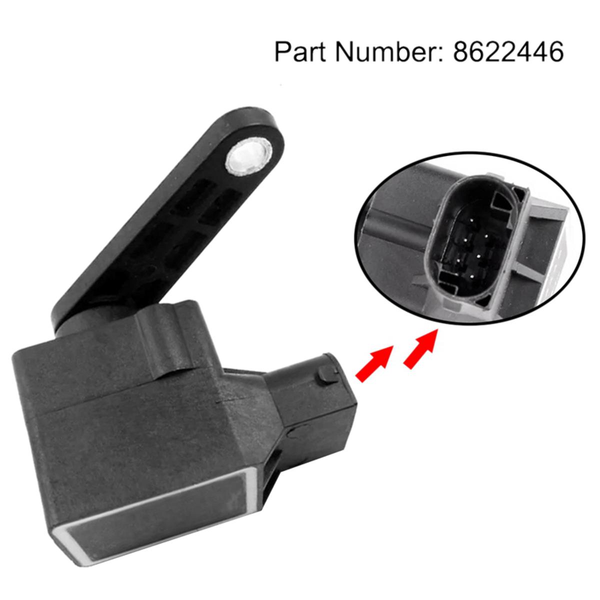 2X Car Headlight Level Sensor Body Height Sensor for Volvo S60 S80 V70 Xc 2001-2007 8622446 30645605 30782822 31300198