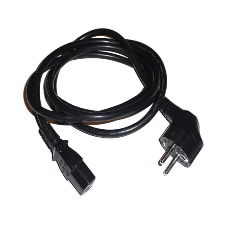 2 Pin Power Cable AC 220v Power Cord Cable For Computer Desktop PC LCD ...