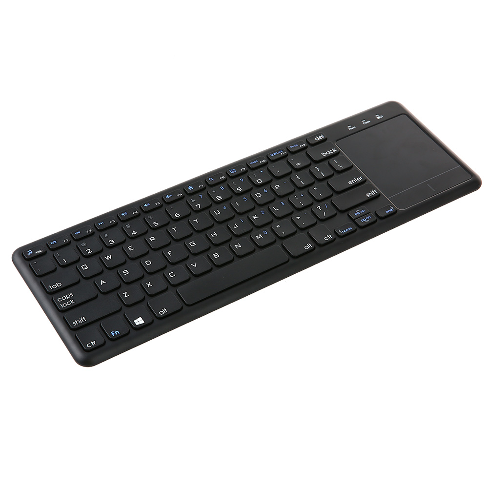 2.4G Wireless Touchpad Keyboard Multi-touch Ultra-slim with USB Receiver for Android Smart TV Computers Ladtops Desktops. 