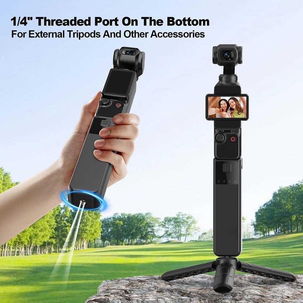 SKOWER DJI Osmo Pocket 3 Battery Handheld Power Bank Hand Grip for Osmo Pocket 3 Camera with Type-C Cable. 