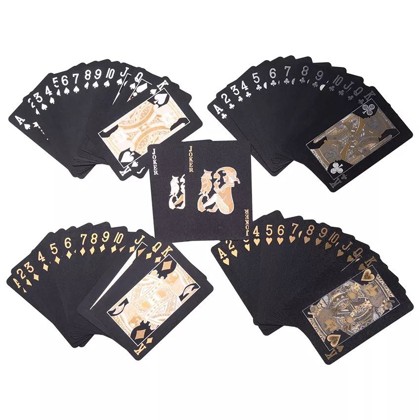 54Pcs/Deck Luxury Playing Premium Cards set Waterproof. 