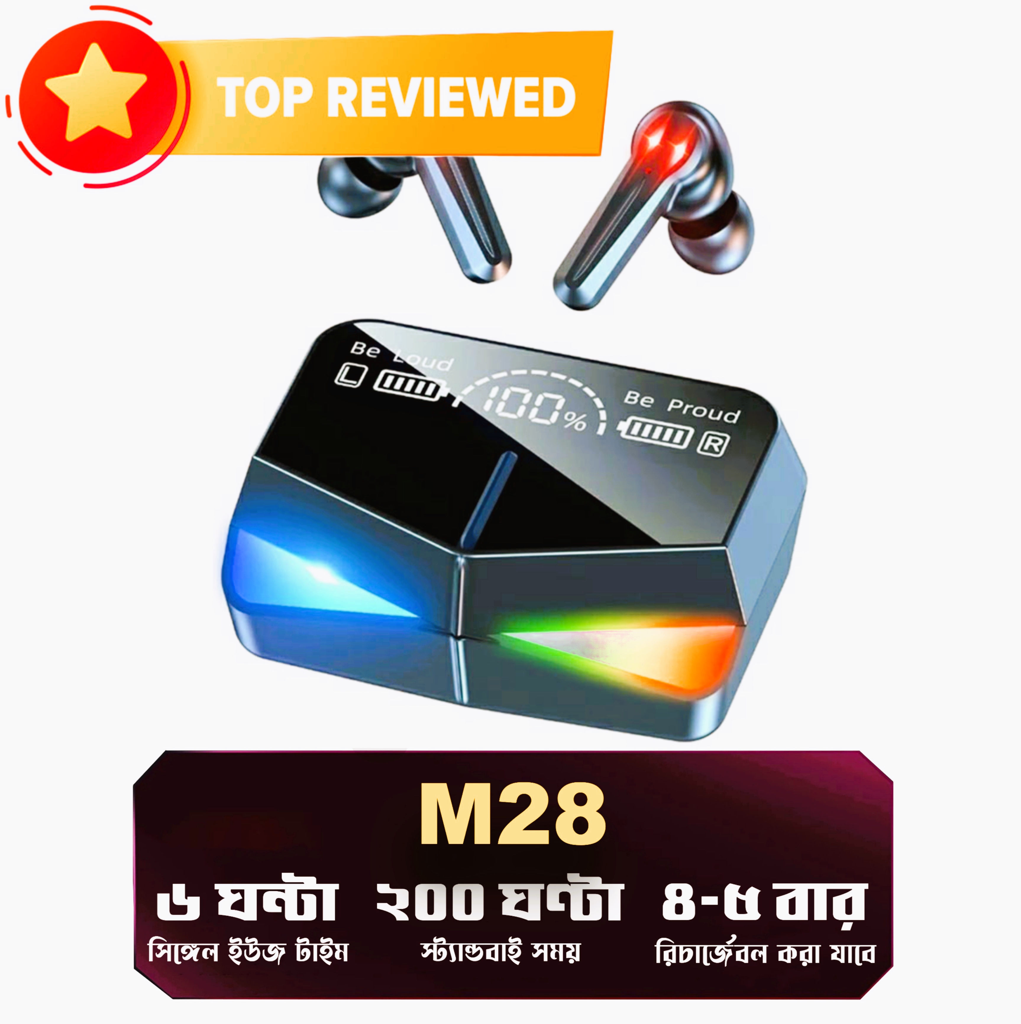 Noise Cancelling Tws Bluetooth Headphones Wireless Earbuds