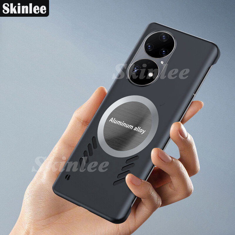 Phone Case for Huawei P50 Pro Back Cover Ultra-thin Borderless Heat Dissipation Porous Anti Drop Protect Case for Huawei P50 Phone Cases. 
