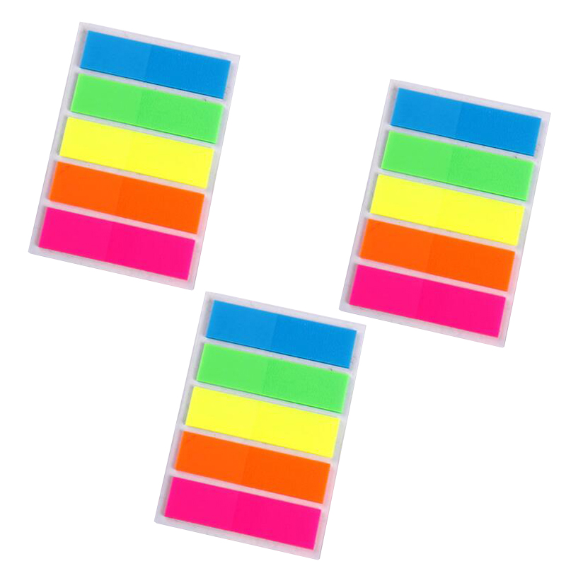 (3 packs)125 *3 sheets Transparent Sticky Notes, Page Markers, Book Tabs, Sticky Note Tabs, Sticky Tabs, Page Tabs, Label Stickers, Pop Up Index Tabs, Tabs Flags Stickers Books Annotating Message Reminder for School,Office. 