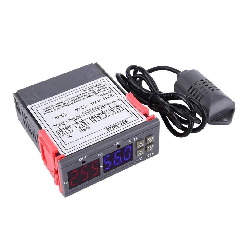 STC 3028 Digital Temperature and Humidity Controller Supply AC 220V Egg Incubator Controller. 