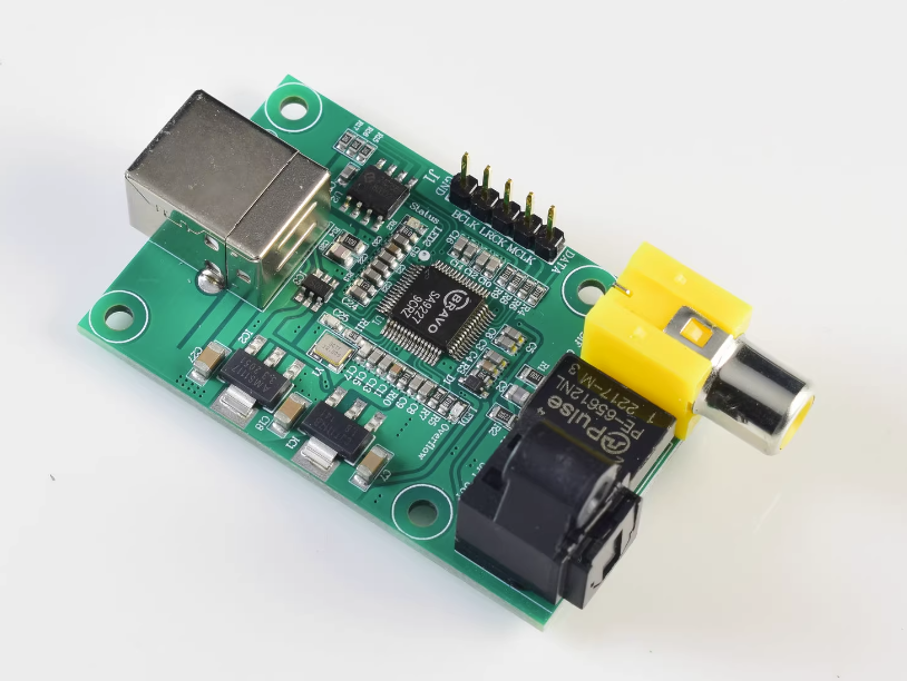 SA9227 USB To SPDIF Optical I2S.32BIT 384K DSD256 Suooprt AC3,DTS,DOLBY Digital Source Output. 