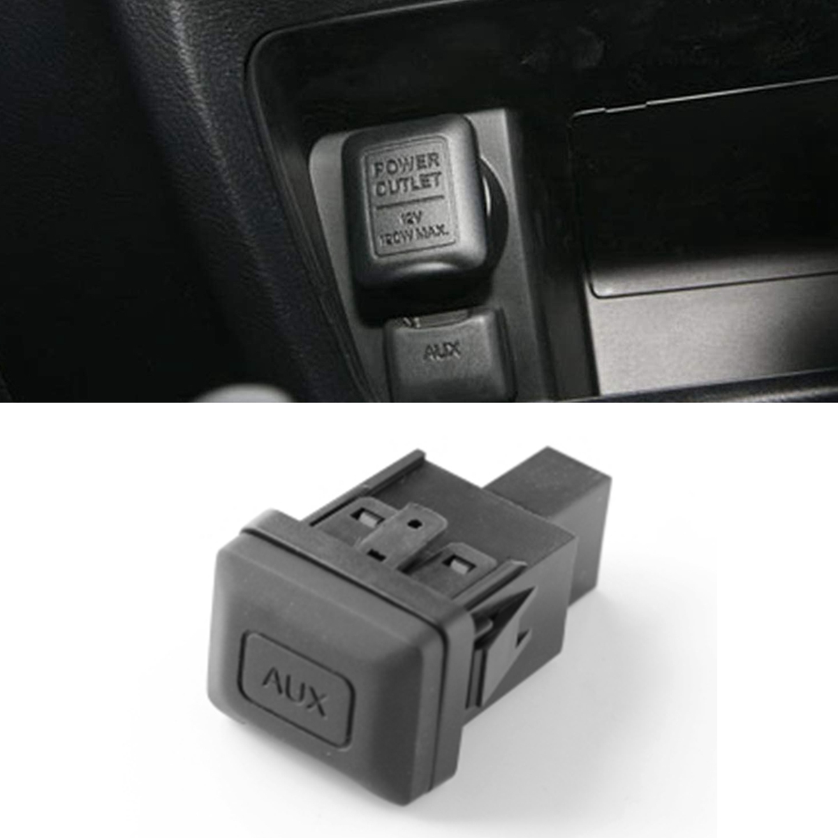 Beneges Auxiliary Input Jack Compatible With 2006-2011 Honda Civic, 2009-2011 Honda CRV, 2007-2008 Acura TL, 2008-2009 Acura MDX Aux Port Audio Video Adapter 39112-SNA-A01