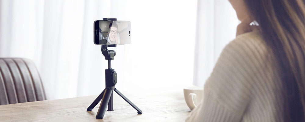 Xiaomi Mi Selfie Stick Tripod Stand with Wireless Bluetooth Control. 