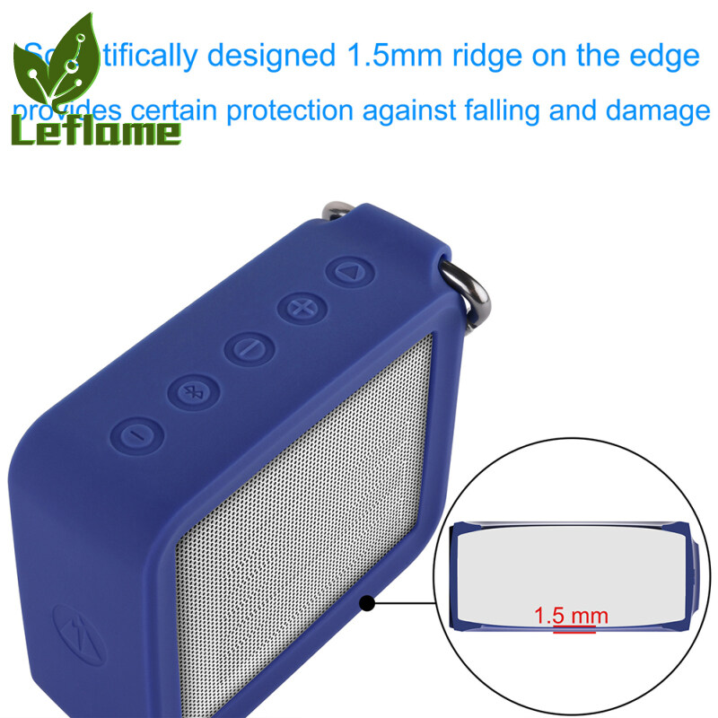 Leflame Silicone Case Protective Cover Shell Anti-fall Audio Case Compatible For Jbl Go2 Speaker Accessories. 