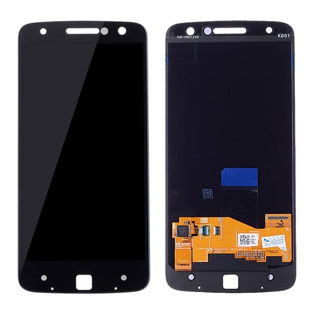 TFT LCD Screen for Motorola Moto Z Droid / Moto Z XT1650-01 XT1650-03 with Digitizer Full Assembly(Black). 