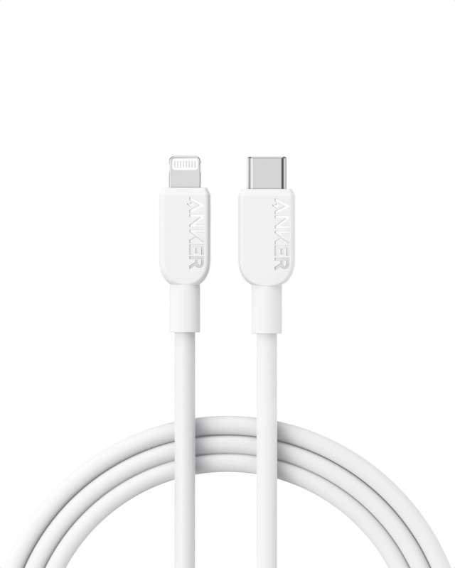 Anker 310 USB-C to Lightning Cable (3ft) Compatible with iPhone, iPad, and iPod. 