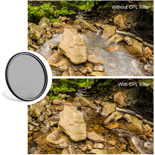 K&F Concept 55mm KF01.1436 HMC Classic Series Slim Multicoated Circular Polarizer CPL Filter. 