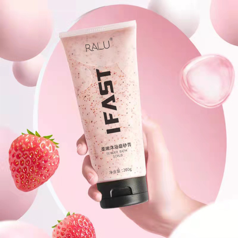 Zhao Lusi Recommend Plant VC Tartaric Acid Bath Scrub Nicotinamide Improve Chicken Skin Mild Exfoliating Shower Gel