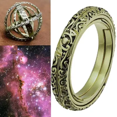 Astronomical hot sale globe ring