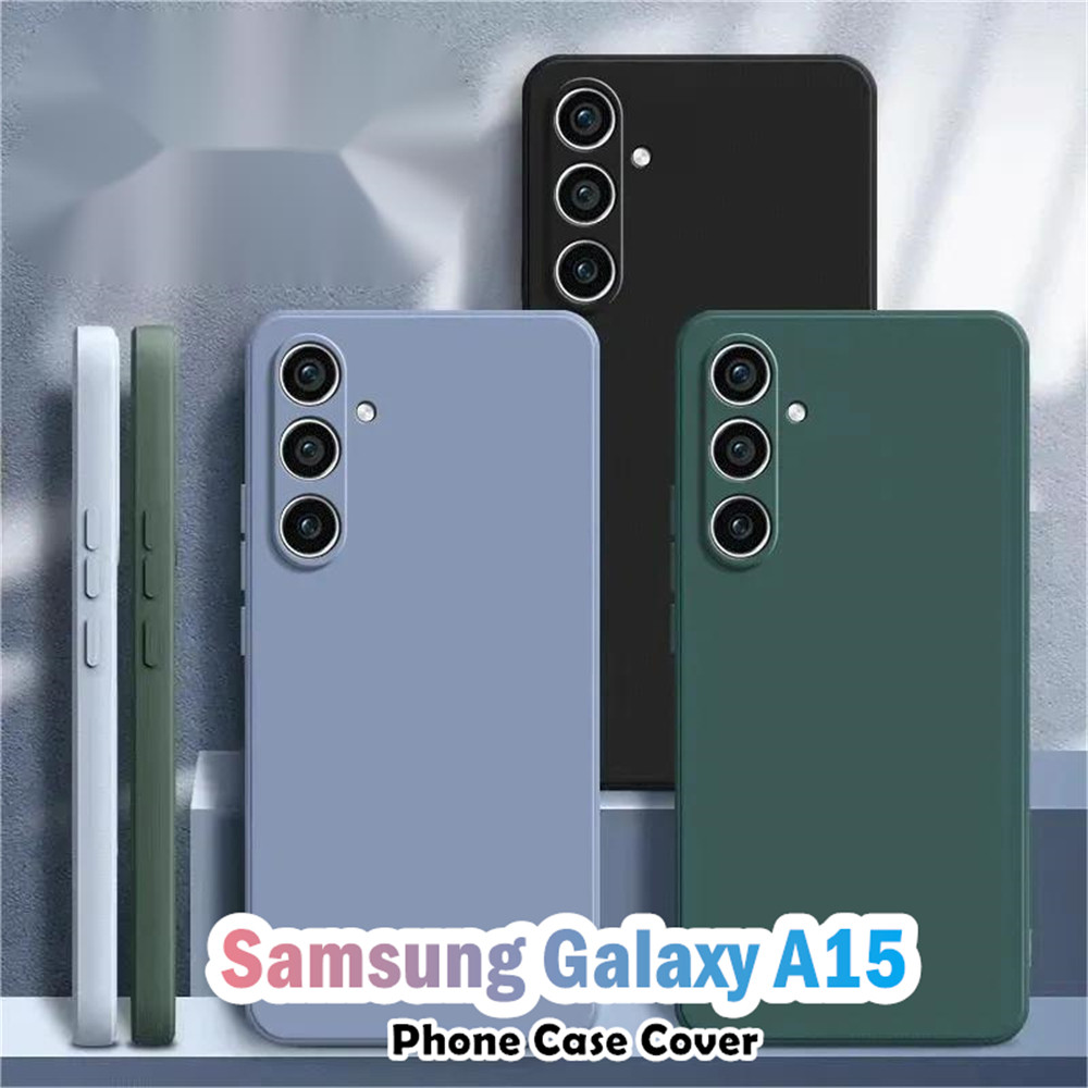 Original For Samsung Galaxy A15 Silicone Full Cover Case Easy to disassemble Phone Case Cover. 