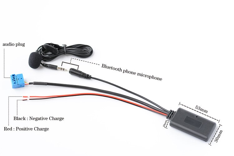 Bluetooth Handsfree Microphone Audio Music AUX Adapter for RENAULT CLIO TWINGO MEGANE Kango Update list CD Radio. 