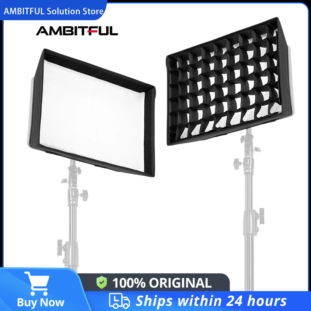 Godox LEDP260C LED Video yumuşak işık difüzör petek izgara Softbox için Godox LED Video işığı (sadece Softbox)