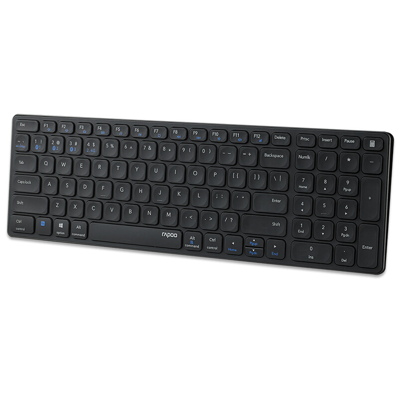RAPOO E9350G DARK GREY Multi-Mode Wireless Keyboard