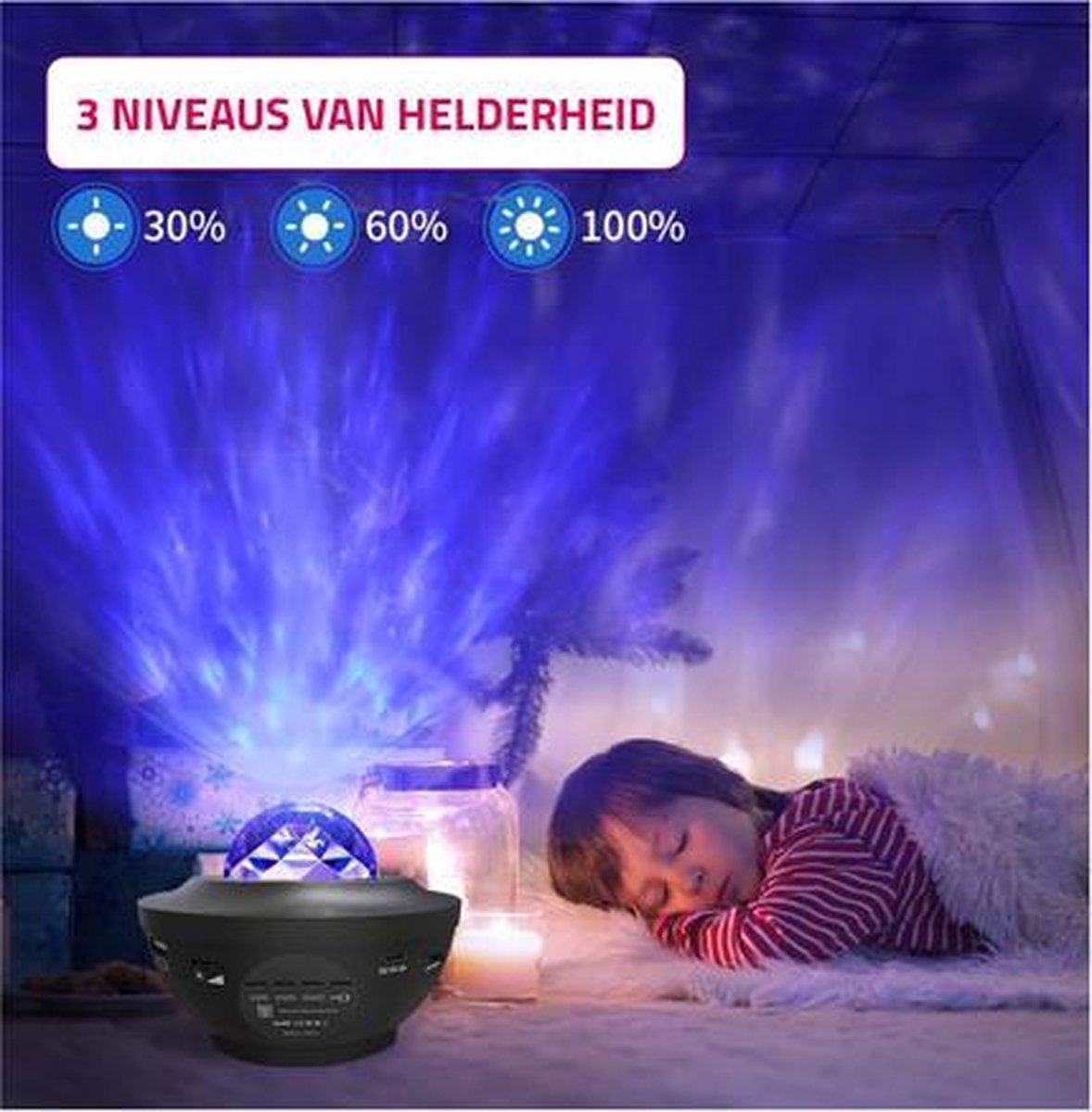 Galaxy Projector Star Starry Sky LED Night Light Projector Moon Lamp USB Bedroom Lamp Universal Mini LED Lights Projector Light Interior Ambient AtmosphereLamp Decoration Colorful Change Atmosphere lamp. 