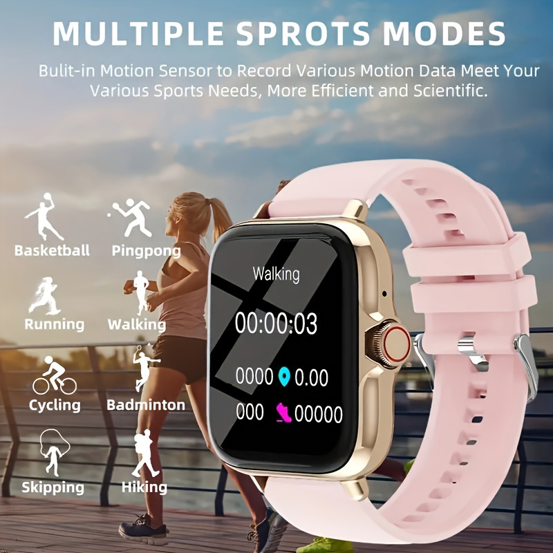 Smart watch, wireless calling /dial,SMS reminder, information reminder, Various APP Reminders,for iPhone/Andriod. 