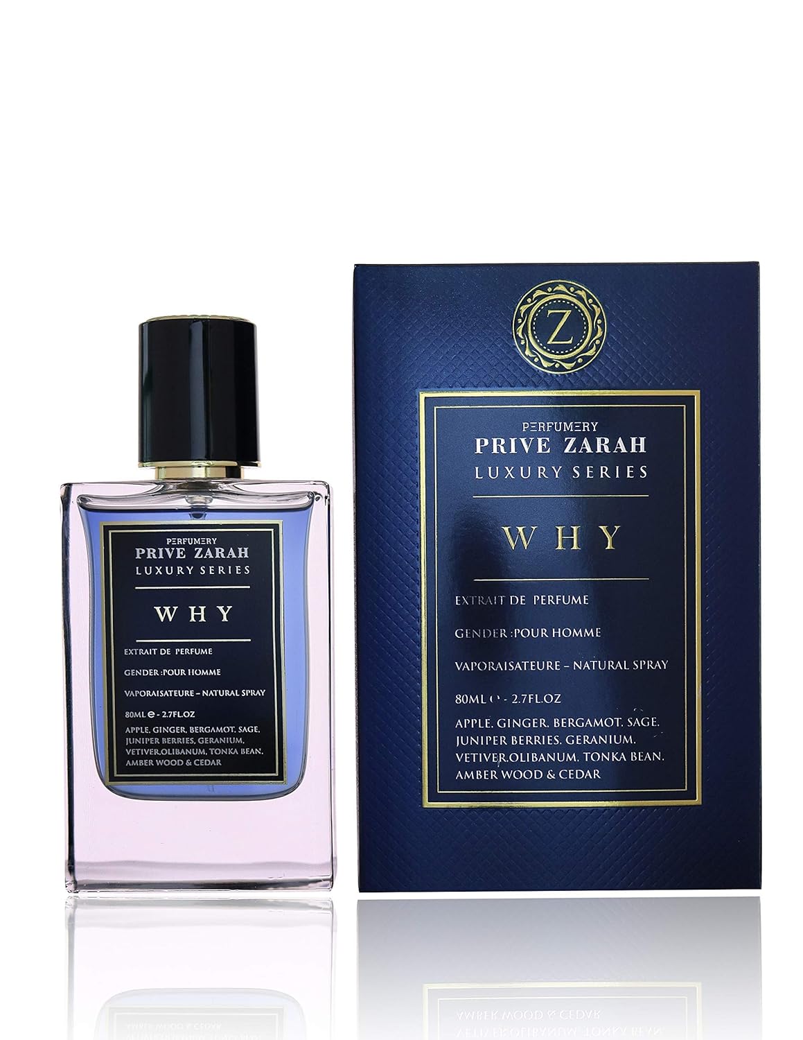 Paris Corner Prive Zarah Why EDP for Unisex,100ml
