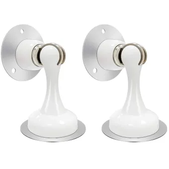 Door Stopper 2 Pack Magnetic Door Stop White Stainless Steel
