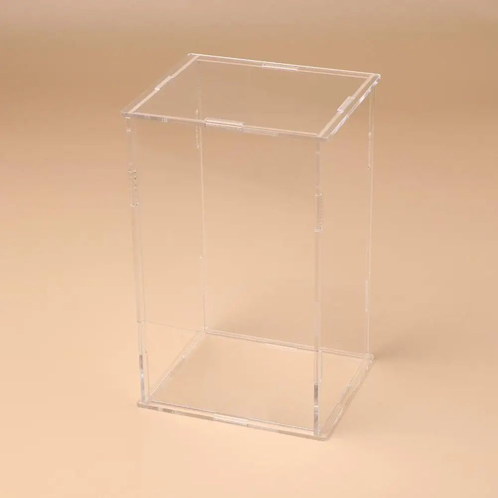 House Scene Dolls Transparent Labubu Doll Storage Case Large Capacity DIY Hand-made LABUBU Display Box Acrylic Clear Popmart Display Stand Studio. 