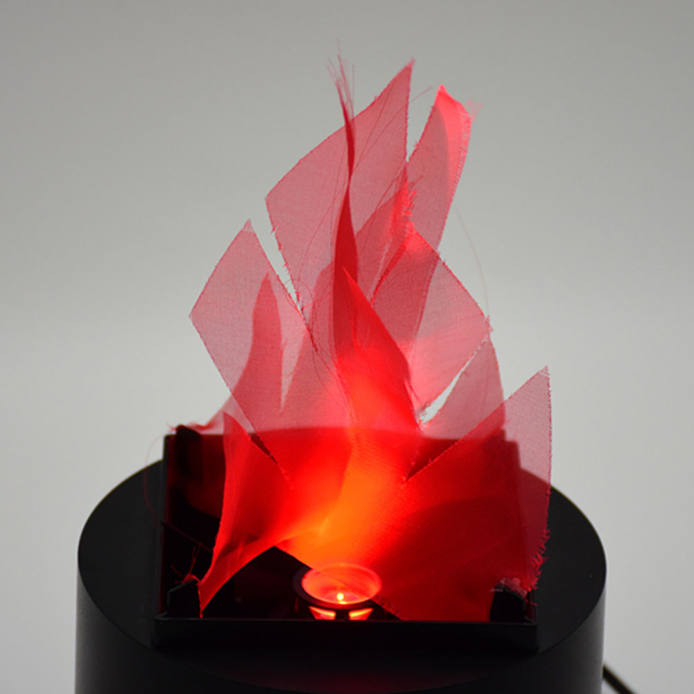 LED Fake Fire Flame Lamp Torch Light Halloween Bar Stage Campfire Party Decor. 