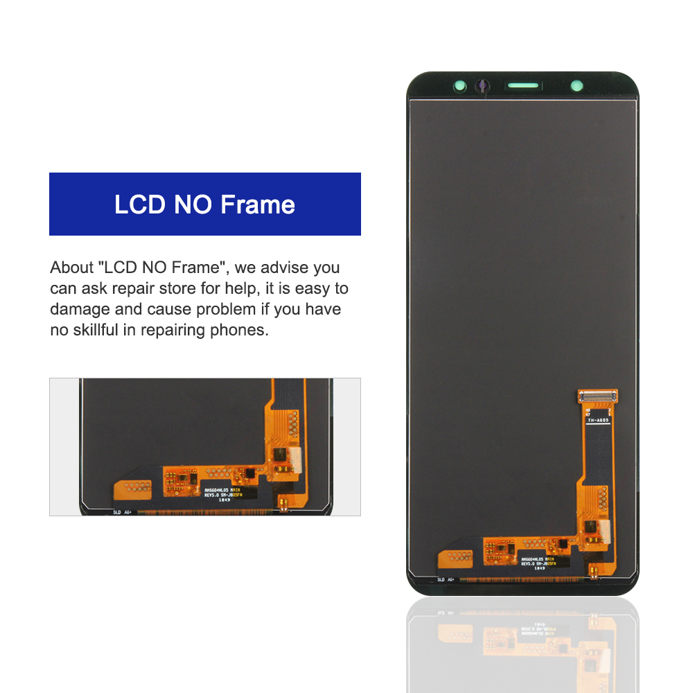 A6 Plus Display Screen For Samsung Galaxy A6 Plus 2018 LCD Display Touch Screen Digitizer Parts For Samsung A605 A605F A605FN. 
