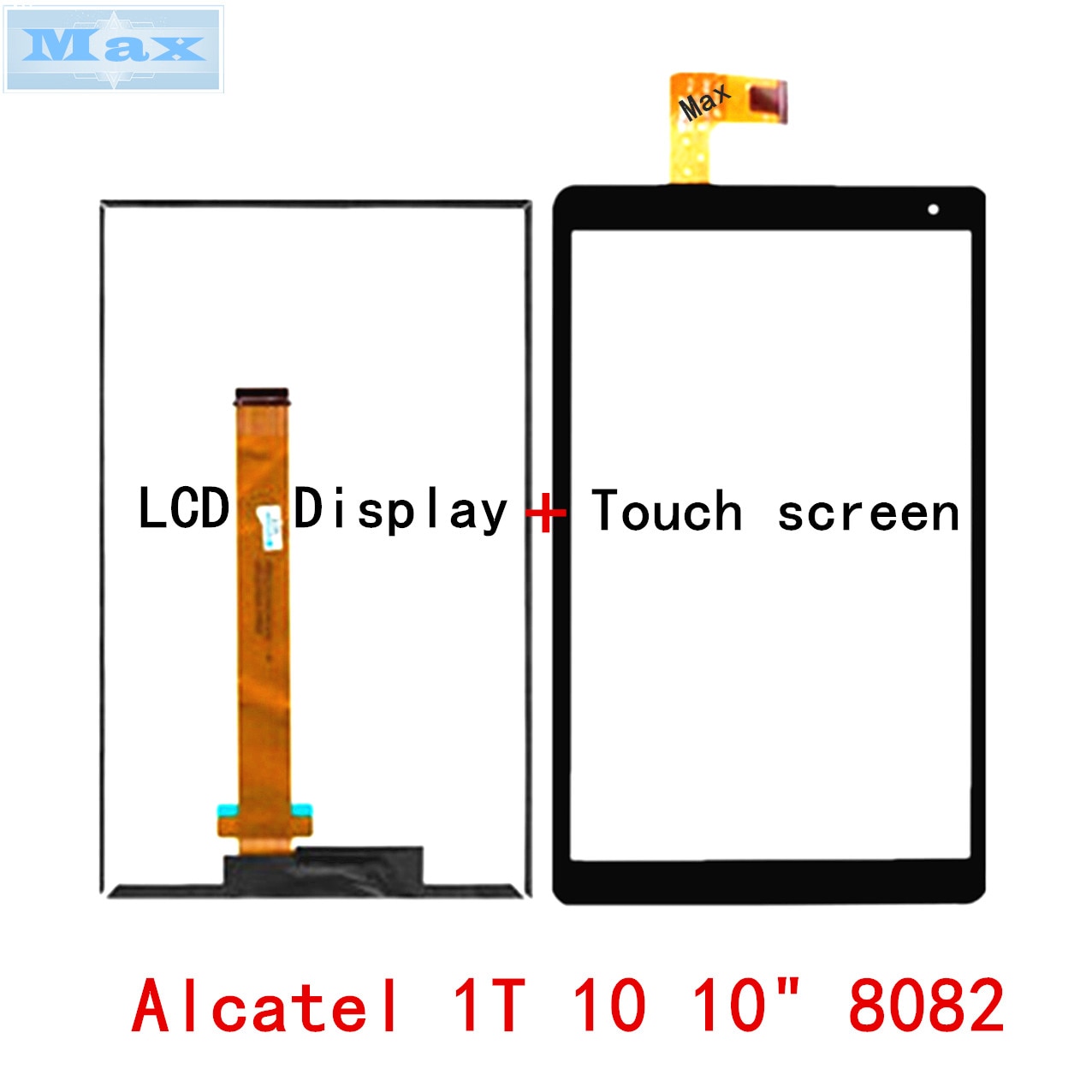 For 10.1inch Alcatel 1T 10 8082 8084 Tablet LCD Display Touch Screen Panels Digitizer Assembly WanJ WJ1857-FPC V6.0