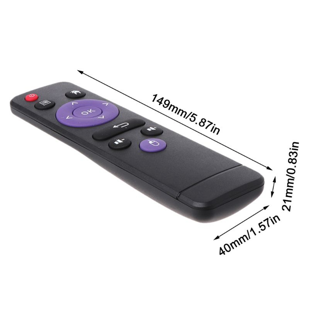 MX9 Android Set-Top Box Remote Control for RK3328 MX10 RK3328,Black. 