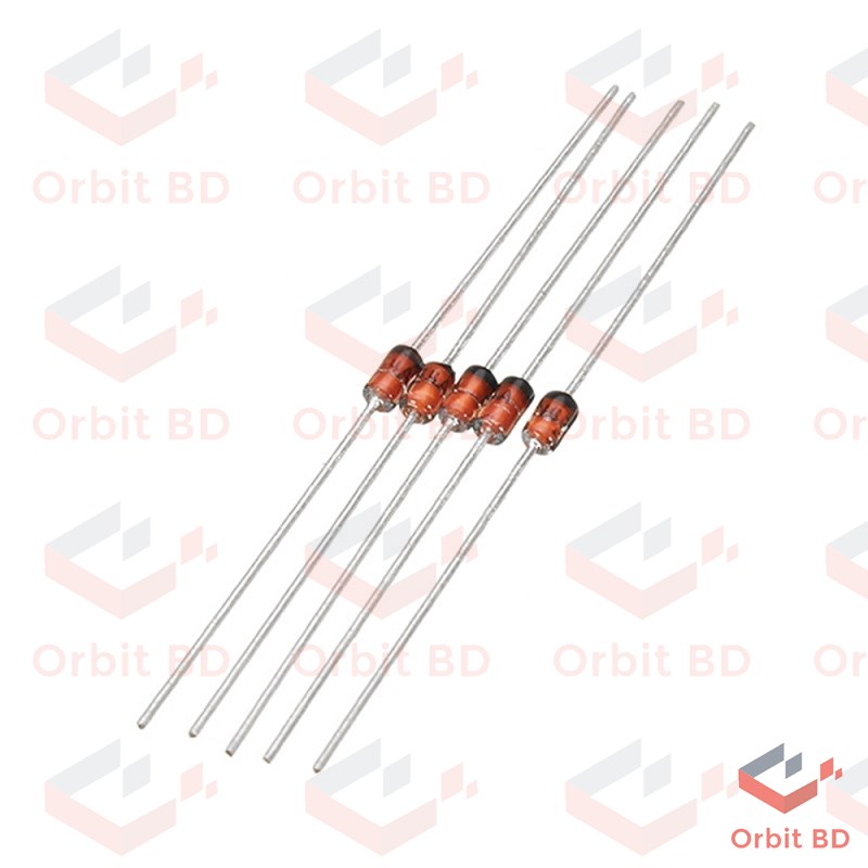 25Pcs- Zener Diode 1W 10v 1N4740 Through Hole Voltage Regulator Zener Diodes DO-41 DIP Values Assortment Kit For Electronics DIY. 
