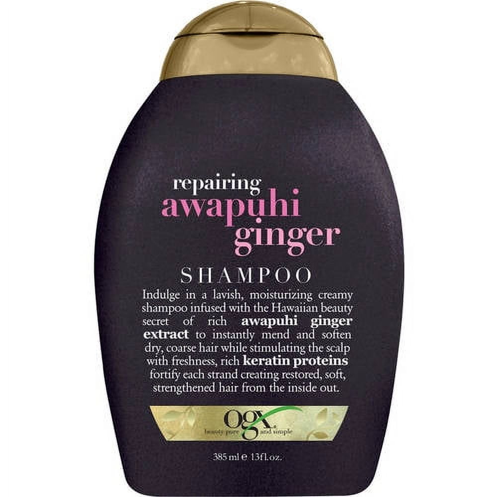 OGX Repairing Awapuhi Ginger Shampoo, 13 Oz - Walmart.com