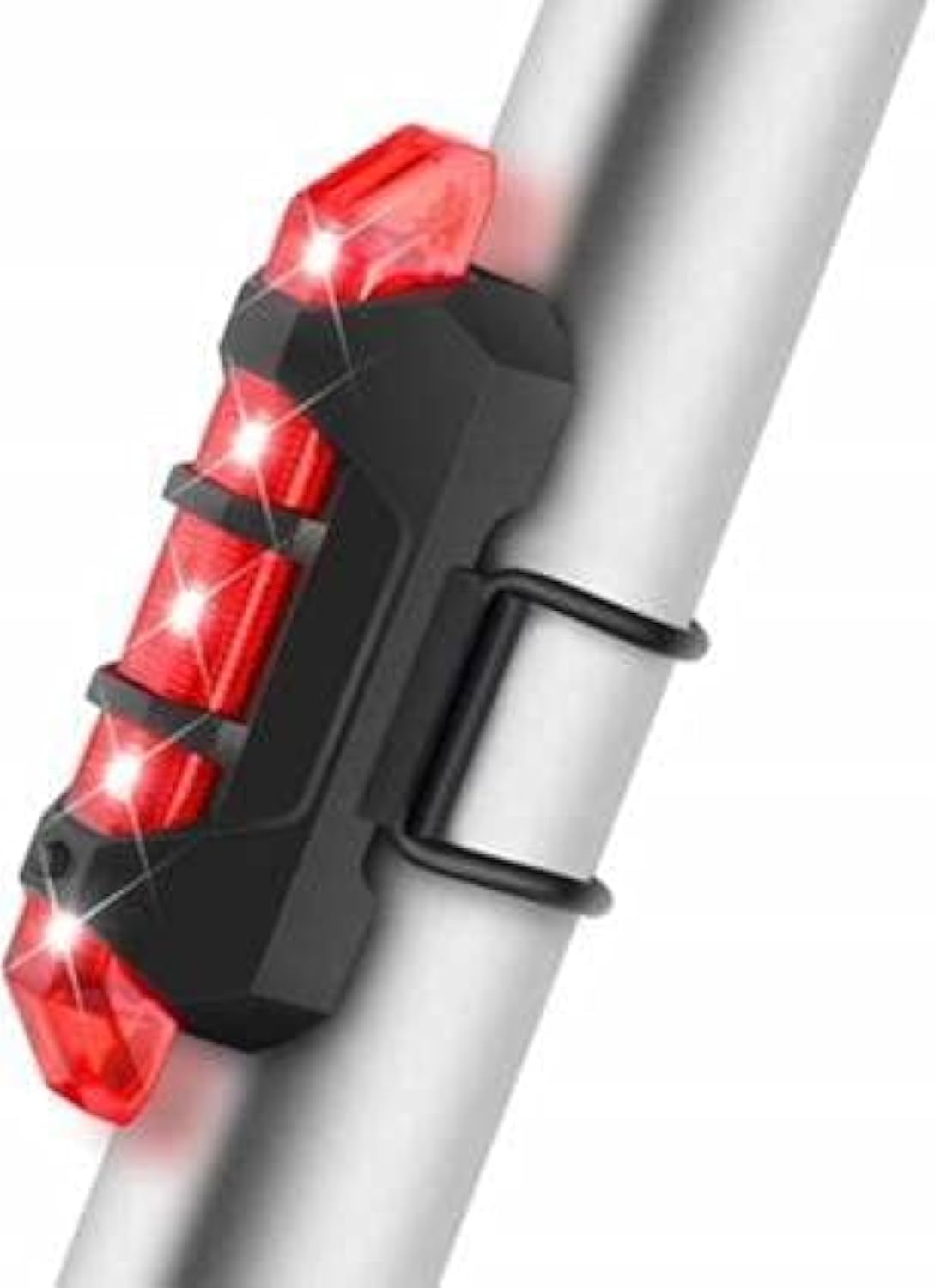 2-in-1 Rechargeable Cycle Light and Horn with Cycle Tail Light LED Cycle Light for Bicycle Front Rear Light Combo, Multicolor, Universal. 