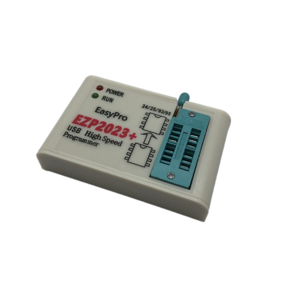 EZP2023 Plastic + Metal USB SPI Programmer Full Set + 12 Adapter Support 24 25 93 95 EEPROM Flash Bios Compatible with Windows Better Than EZP2019. 