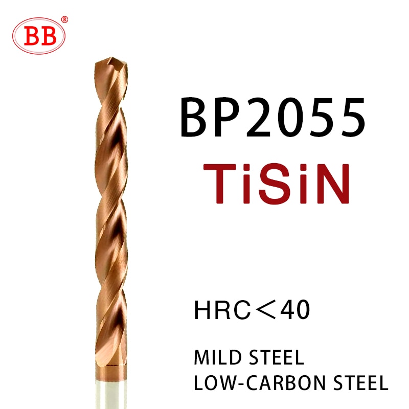 CNC Metal Steel Iron Hole-BB2055-TiSiN 