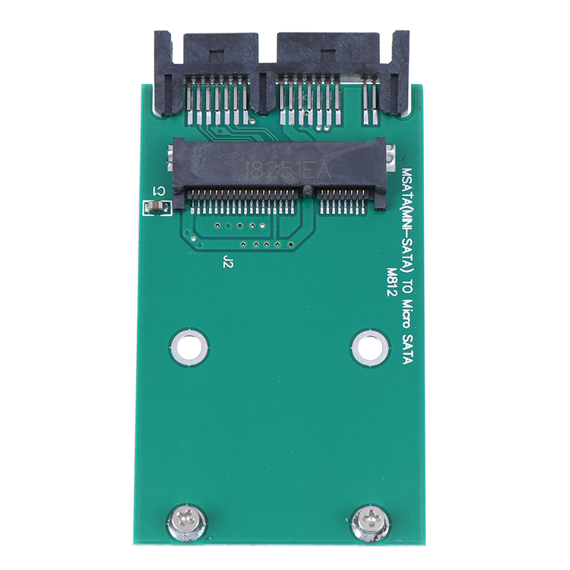1Pc Mini PCIe PCI-e mSATA 3x5cm SSD To 1.8" Micro SATA Adapter Converter Card. 