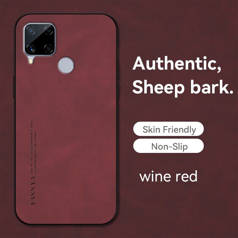 lthmy for Realme C15 Casing Hard TPU Silicone Bumper Shockproof Phone Case Cover