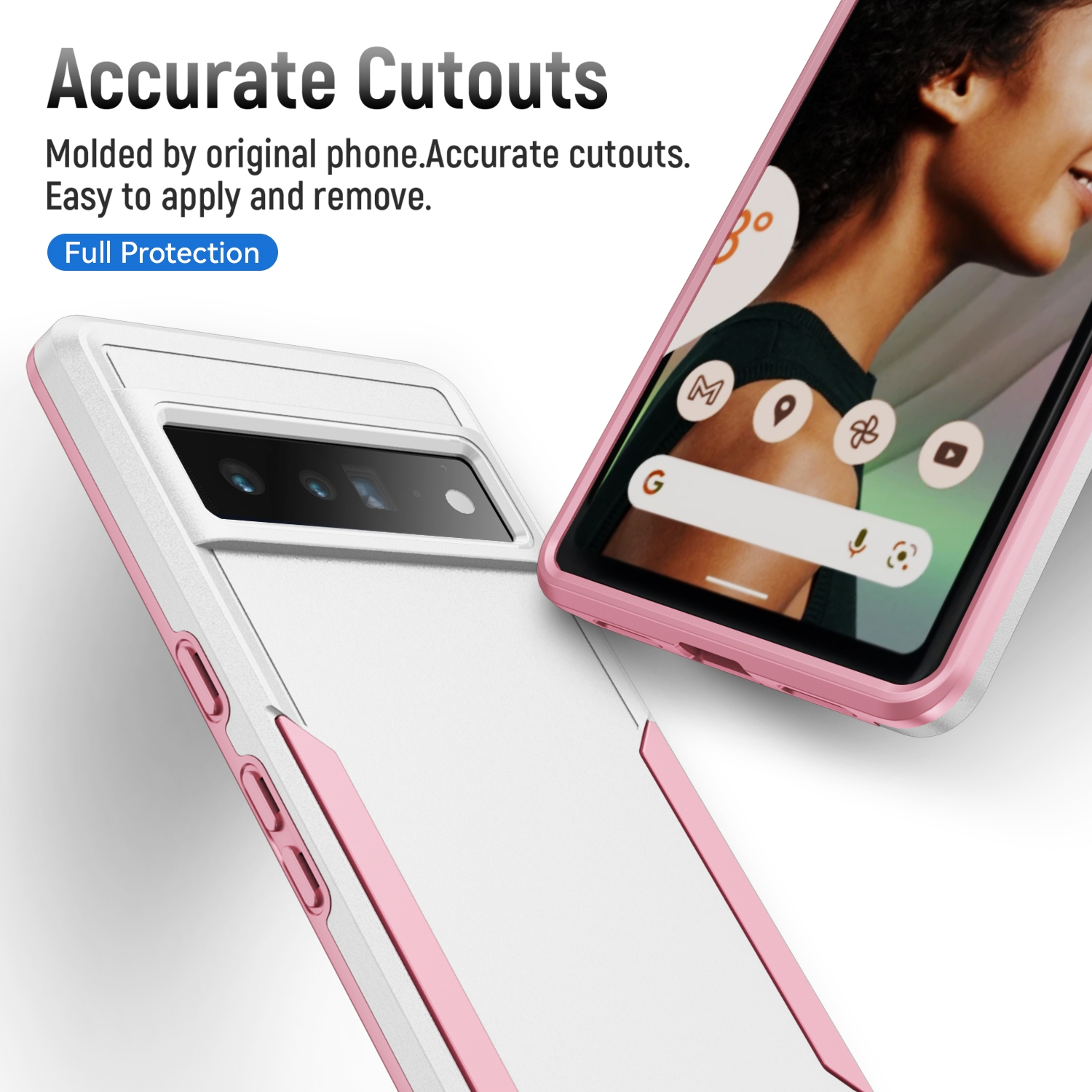 Pioneer Armor Heavy Duty PC + TPU Phone Case For Google Pixel 7 Pro. 