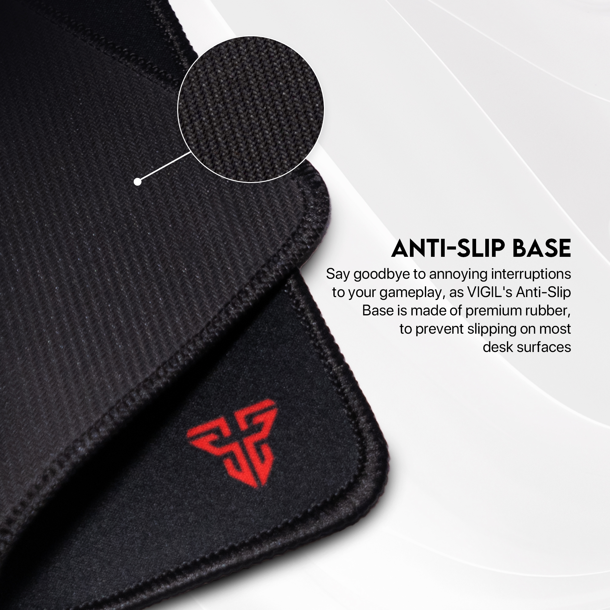 FANTECH VIGIL MP25/MP256 Gaming Mousepad Anti Slip Base With Speed Surface And Anti Fray Stitched Edges For Gaming Gammers Office Home Mouse Pad. 