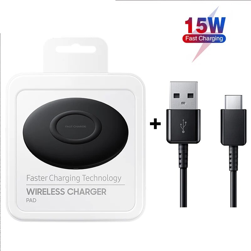 Samsung Wireless Charger Fast Qi Charge For Samsung Galaxy S22 S21 S20 Plus Note 10 10+ 20 ultra iPhone 15 pro 14 11 13 12 Plus