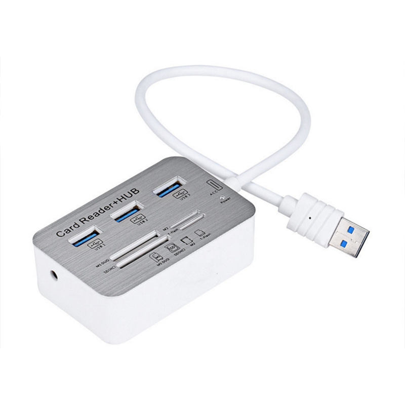 USB HUB 3.0 USB Splitter 3 Ports Extensor Multi USB Extension Multiple 3 0 Hub SD Card Reader USB3.0 Expander for PC. 