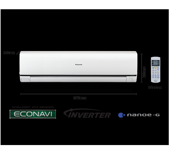 Panasonic 1.5 Ton Split Wall Type Inverter Econavi Air Conditioner (CSS-18PKH)