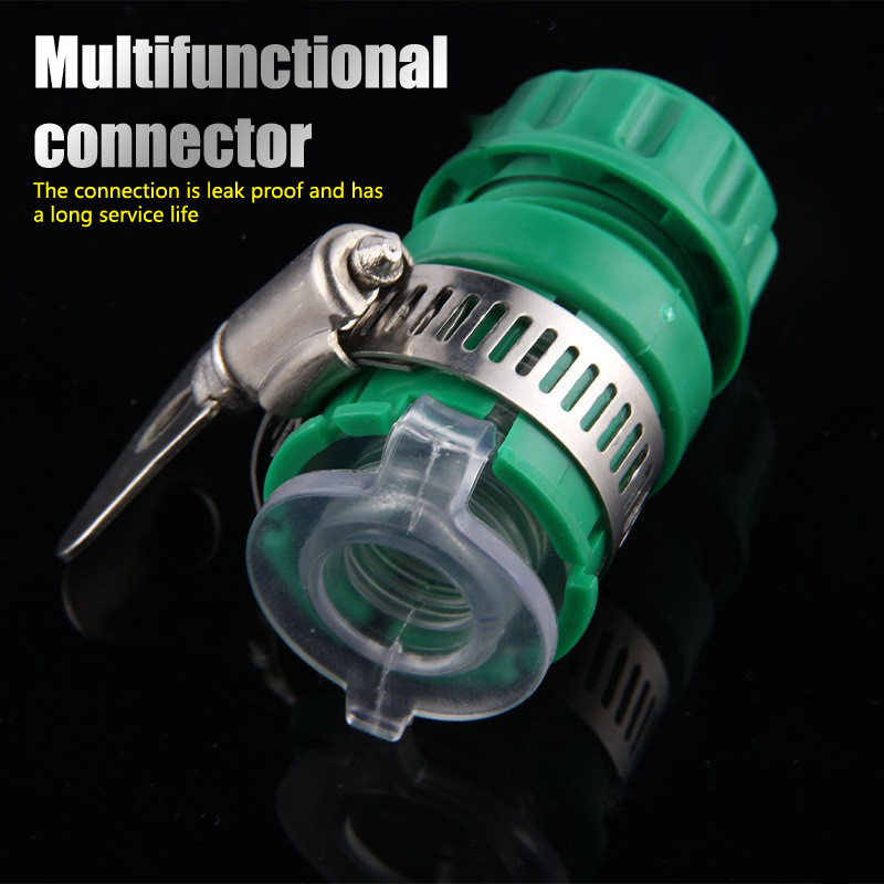 Universal Water Faucet Adapter Hose Connector Fitting Quick Connect Fitting Tap For Car Washing Garden Irrigation