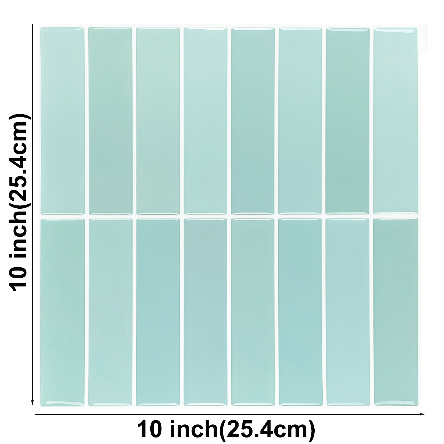 10 Sheets Peel and Stick Tiles 3D Waterproof Wall Tiles for Living Room RV PVC Wall Panels Interior Wall Decoration. 